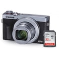 thumbnail image 1 of Canon PowerShot G7 X Mark III Appareil Photo Numérique (Argent) avec Sandisk Ultra 32 Go, 1 of 8