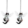 thumbnail image 4 of XZNGL Cute Cat Car Hanging Ornament With Colorful -Balloon Hanging Ornament Decors HOT, 4 of 9