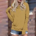 thumbnail image 2 of Timegard Womens Hoodies Plus Size Long Sleeve Thumb Hole Pullover Fall Casual Solid Color Comfy Tops, 2 of 5