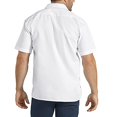 thumbnail image 3 of Dickies Chemise de Travail à Manches Courtes pour Homme, 4X, Blanc, 3 of 3
