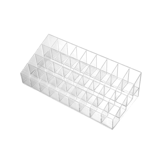 relayinert Compact Cosmetic Organizer Box For Efficient Space Utilization White Multiple 36 grids 1Set