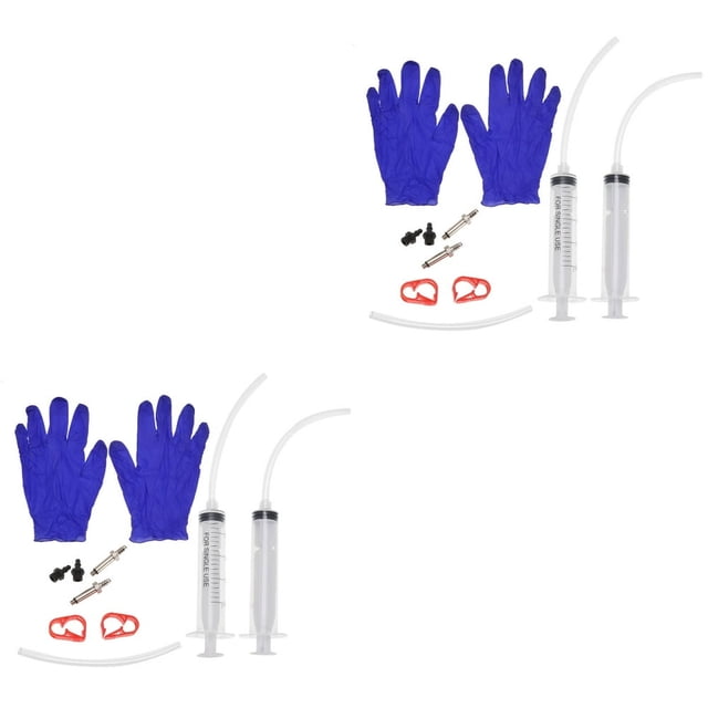 MesaSe 2 Pcs Kit de Purge de Disque d'Huile de Frein de Vélo Outil d'Entretien Compatible avec Formule Avid Hayes