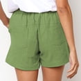 thumbnail image 3 of Birdeem Womens Plus Size Drawstring Casual Elastic Waist Pocket Loose Solid Shorts Pants, 3 of 7