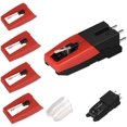 thumbnail image 4 of CHLUA Aiguille de Remplacement pour Stylet pour Tourne-Disque, Lot de 5, Multicolore, 4 of 5