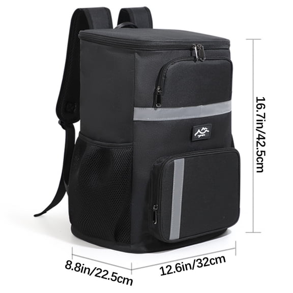 Rbaofujie Sac à Lunch Isolé Sac de Pique-Nique Sac à Bandoulière Double Bloc Réfrigérant Extérieur Imperméable Sac à Lunch Film Aluminium Épaissi Sac d'Isolation Isolé Grande Capacité Sac de Pique-Nique Hommes Sacs à Lunch pour le Travail