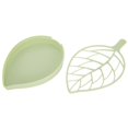 thumbnail image 2 of 3 Colors Leaf Shape Soap Holder Non Slip Soap Box Toilet Shower Tray Draining, 2 of 11