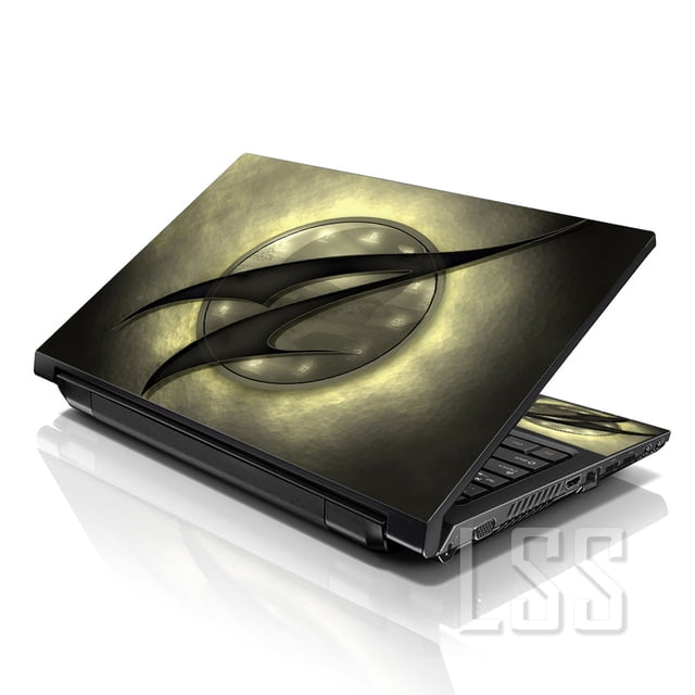 LSS 15 15.6 Inches Laptop Notebook Skin Sticker Decal Cover for Dell Lenovo Apple Acer Fits 13" to 16" with 2 Wrist Pads - Sign