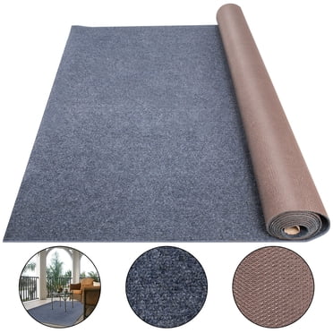 VEVOR Tapis Marin Bleu 6x29,5 Pi Tapis Marin Tapis de Qualité Marine pour Bateaux avec Endos Imperméable Tapis d'Extérieur pour Patio Porche Terrasse Garage Tapis d'Extérieur Coureur Antidérapant Tapis de Porche
