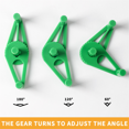 thumbnail image 5 of 50PCS Plant Branches Bender Training Clips Garden Trainer Clips 360°Adjustable Holder for Stress Training Tools Green, 5 of 5