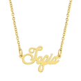 thumbnail image 1 of KISPER 18K Gold Plated Stainless Steel Personalized Name Pendant Necklace, Sofia, 1 of 6