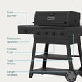 thumbnail image 2 of Charbroil Performance Series Flavormax 4-Burner Gas BBQ Grill Cart with Side Burner, 2 of 9