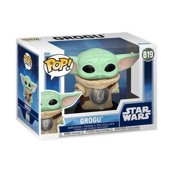 Funko POP! Star Wars: Mandalorian & Grogu - Grogu with Mudhorn Chest Armor Collectible Vinyl Figure