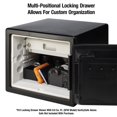 thumbnail image 3 of SentrySafe Locking Drawer for SFW082 and SFW123 Fireproof and Waterproof Safes, Multi-Positional Shelf Accessory for 0.8 and 1.2 Cubic Feet Safes, 913, 3 of 7