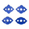 thumbnail image 1 of 4x Coins Arrondis pour Routeur Plaque d'Insertion pour Routeur Modèles de Bits Bleus, 1 of 6