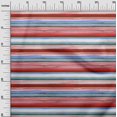 thumbnail image 3 of oneOone Tissu en Coton et Soie Rouge Abstrait pour Robe Tissu Imprimé au Mètre 42 Pouces de Large, 3 of 5