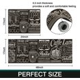 thumbnail image 3 of Coffee Kitchen Mat Set of 2 Non Slip Kitchen Runner Rug Throw Rugs Indoor/Outdoor Floor Mat for Home Kitchen Entrance Door Mat Non Slip Anti Fatigue Mats 17x24+17x48inch, 3 of 5