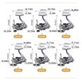 thumbnail image 3 of Youkk Spinning Fishing Wheel Freshwater Pre-Loading Rotation Reels Aluminum Alloy Jigging Reel Large Bearing Capacity Fake Bait 2000, 3 of 8