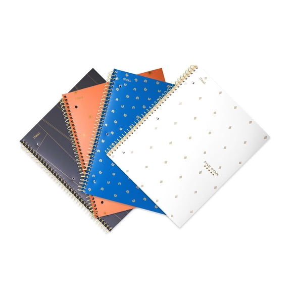 Five Star Style 1 Subject Notebook 160 pages