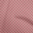 thumbnail image 1 of oneOone Cotton Poplin Red Fabric Geometric Craft Project Decor Fabric Printed by The Yard 42 Inche Wide-8697, 1 of 4