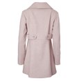 thumbnail image 2 of Sportoli Womens Mid-Length Single Breasted Wool Look Dress Coat with Pockets - Light Pink (1X), 2 of 7
