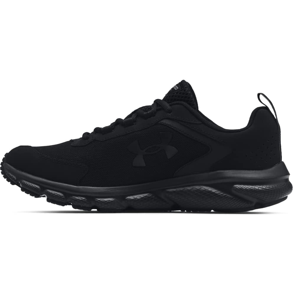 Under Armour Chaussure de Course pour Hommes Charged Assert 9, Noir (002 Noir, 7.5 US