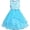 Bleu Ciel, variante sur Robe de Demoiselle d'Honneur pour Fillette Beige Mariage Fête Robe de Demoiselle d'Honneur 8 Ans