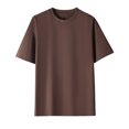 thumbnail image 4 of Diufon Men's Athletic T-Shirts Cotton Breathable Short Sleeve Crewneck Pullover Tops Solid Color Basic Shirt, 4 of 7