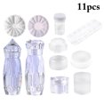 thumbnail image 1 of 11PCS Nail Art Storage Box Assorted Types Cosmetic Container Nail Powder Bottle, 1 of 10