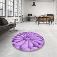 thumbnail image 4 of Ahgly Tapis Rectangulaire Lavable en Machine Intérieur Transitionnel Violet Violet, 7 Pieds x 10 Pieds, 4 of 7