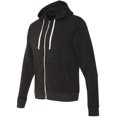 thumbnail image 3 of J America Adulte Triblend Sweat à Capuche en Polaire à Fermeture Éclair Complète, 3 of 3