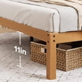 thumbnail image 4 of Zinus Leah Bamboo Platform Bed Frame with Headboard, No Box Spring Required, 4 of 9