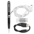 thumbnail image 2 of Voice Sound Recorder, Portable Noise Reduction Pen Digital Voice Recorder HD 2 Way Recording One Key Recording  for Business Meetings Training for Interview 8G,16G,32G,64G, 2 of 7