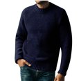 thumbnail image 1 of EGNMCR Mens Sweater Mens Crewneck Retro Pullover Long Sleeve Sweater, 1 of 3