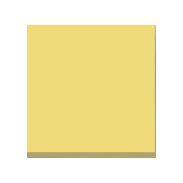 Harpily Super Sticky Mini Notes Autocollantes 100 Pages Design Mignon Blocs-Notes Déchirables pour Étudiants Adhérence Forte Facile à Déchirer et à Coller Parfait pour l'Étude et les Rappels Quotidiens Taille Unique Jaune