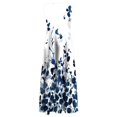 thumbnail image 5 of Robes d'Été pour les Femmes 2023 Causal Ourlet A-Ligne Fluide Mini Robe Blouse, 5 of 5