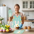 thumbnail image 1 of TIMIFIS Polyester Apron, Easter Cooking Apron Insulated Mitts Insulated Pads Three Piece Set Suspender Apron Kitchen Cooking Apron Bbq Apron Holiday Decorative Sleeveless Apron Home Decor, 1 of 6