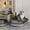 splash proof cat litter box Under $5 a4, variant on SSZMDLB Semi-Enclosed Cat Litter Box, High-Sided Splash-Proof Litter Pan with Scoop, Plastic Pet Toilet for Indoor Cats, Odor Control Kitty Litter Tray
