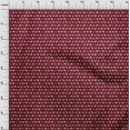 thumbnail image 4 of oneOone Georgette Viscose Maroon Fabric Colorful Dinosaur Cartoon Sewing Material Print Fabric By The Yard 42 Inch Wide, 4 of 5