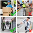 thumbnail image 4 of 2-Pack Adjustable Lifting Moving Straps, Black Moving Straps for Furniture and Multifunctional Carrying Strap Belt with Durable Handles Support 600Lbs, for Furniture, Boxes, 4 of 6