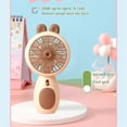 thumbnail image 3 of Dvkptbk Hand Fan Summer Refreshing Handheld Fan with Led Portable USB Charging Light Mini Fan, 3 of 5