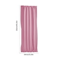 thumbnail image 3 of Rbaofujie High-Precision Solid Color French Door Window Curtains Rod-Pocket Design for Sliding Ideal for Window and Doors, 3 of 8
