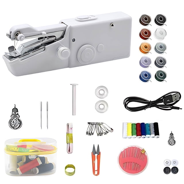Meitianfacai Handheld Portable Sewing Machine Multi-functional Household Mini Hand Electric Sewing Machine
