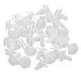 thumbnail image 1 of Unique Bargains 30pcs 7mm Hole Dia Bumper Fender Plastic Rivets Clips White for Car, 1 of 2