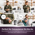 thumbnail image 2 of Ninja BN301 Nutri-Blender Plus Compact Personal Blender, 900-Peak-Watt Motor, Frozen Drinks, Smoothies, Sauces & More, (3) 20 oz. To-Go Cups, (2) Spo, 2 of 7