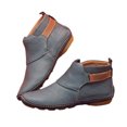 thumbnail image 4 of CEHVOM Bottines pour Femmes d'Automne et d'Hiver à Bout, Talon Compensé Bas, Chaussures Décontractées, 4 of 4