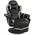 thumbnail image 1 of Goplus Massage Gaming Recliner Reclining Racing Chair Swivel Gray, 1 of 10