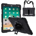 thumbnail image 2 of DEBGFS pour iPad Air 3 Étui iPad 10.5 2019 Étui avec Béquille Intégrée Robuste Ultra Résistant Antichoc Étui Hybride 3 Couches Étui Intégrale pour iPad Air 3rd / iPad Pro 10.5 Pouces, Noir, 2 of 10