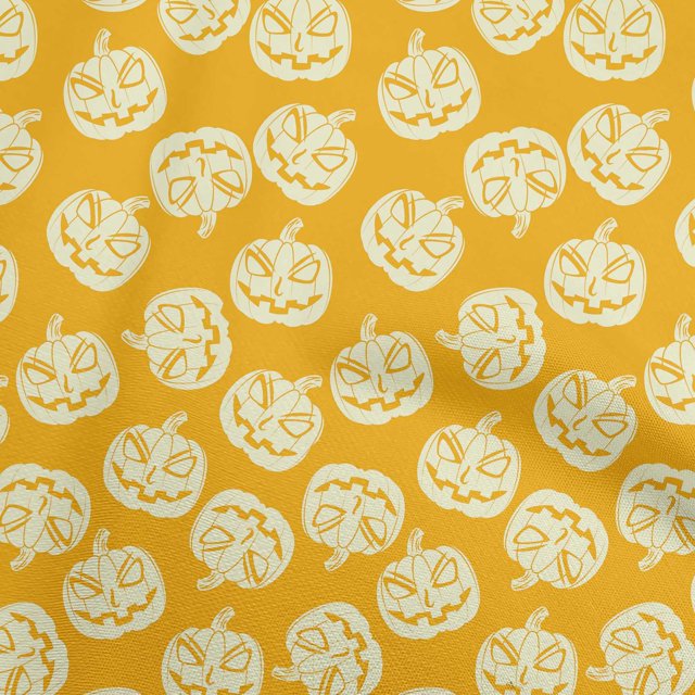 oneOone Rayon Light Peach Fabric Halloween Craft Projects Decor Fabric Printed By The Yard 56 Inch Wide