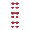 thumbnail image 2 of kurtrusly Semelles Ajustables pour Talons Hauts, Bâton de Réparation de Talons Personnalisable, Rouge Vin, 3Set, 2 of 6