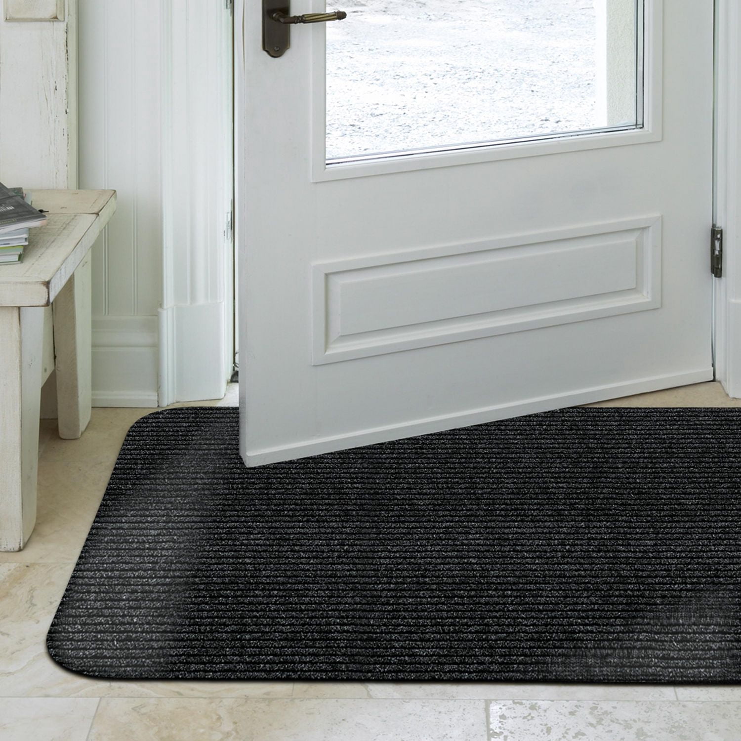 Tapis de sol, 3 pi x 4 pi, Concord, gris graphite